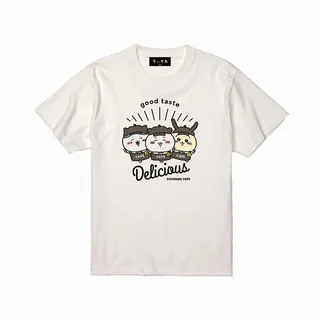 ちいかわ Cafe Tシャツ デリシャス オフ白