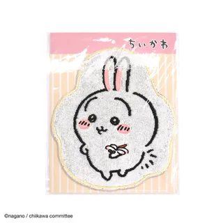 ちいかわ ダイカットタオルハンカチ（イエロー）
