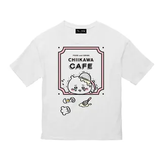 ちいかわ Cafe ビックTシャツ グス泣 ホワイト