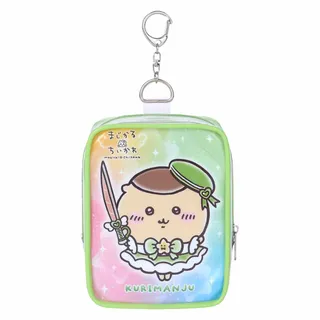 ちいかわ 超まじかるちいかわ マスコットも入る！クリアポーチ（くりまんじゅう）