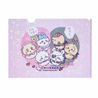 ちいかわ てんし♡あくま ホログラムA4クリアファイル（ハート）
