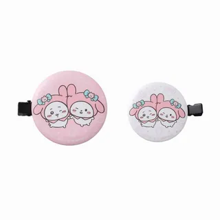 ちいかわ×サンリオキャラクターズ カンカン前髪クリップ（ちいかわ・マイメロディ）