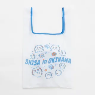 ちいかわ シーサーのおみやげやさん エコバッグ いっぱい ホワイト